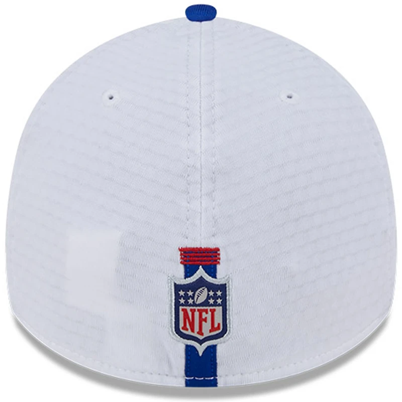 Men's New Era White/Royal Buffalo Bills 2024 NFL Training Camp 39THIRTY Flex Hat