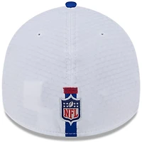 Men's New Era White/Royal Buffalo Bills 2024 NFL Training Camp 39THIRTY Flex Hat