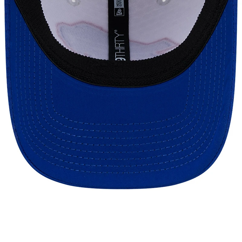 Casquette flexible 39THIRTY New Era pour hommes, blanc/Royal Buffalo Bills 2024 NFL Training Camp