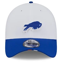 Men's New Era  White/Royal Buffalo Bills 2025 NFL Training Camp 39THIRTY Flex Hat