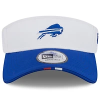 Visière ajustable New Era pour homme, blanc/bleu royal, Buffalo Bills, NFL Training Camp 2025