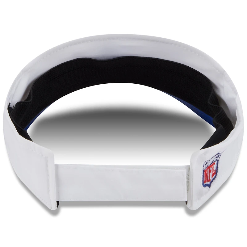 Visière ajustable New Era pour homme, blanc/bleu royal, Buffalo Bills, NFL Training Camp 2025