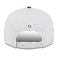 Men's New Era  White/Royal Buffalo Bills 2025 NFL Training Camp Split Panel 9FIFTY Snapback Hat
