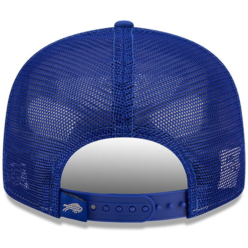 Men's New Era  White/Royal Buffalo Bills 2025 Rivalries Collection Team Split Panel 9FIFTY Snapback Hat