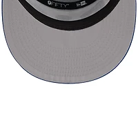 Men's New Era  White/Royal Buffalo Bills 2025 Rivalries Collection Team Split Panel 9FIFTY Snapback Hat