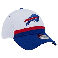Men's New Era  White/Royal Buffalo Bills Dashmark Rays 39THIRTY Flex Hat
