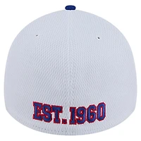 Casquette 39THIRTY Flex New Era pour homme, blanche/bleue, Buffalo Bills, Dashmark Rays