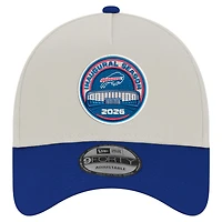 Men's New Era White/Royal Buffalo Bills Highmark Stadium Inaugural Season A-Frame 9FORTY Adjustable Hat