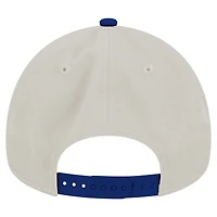 Casquette ajustable New Era blanche/bleu roi Buffalo Bills Highmark Stadium saison inaugurale A-Frame 9FORTY pour homme