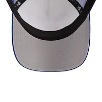 Men's New Era White/Royal Buffalo Bills Stacked A-Frame Trucker 9FORTY Adjustable Hat