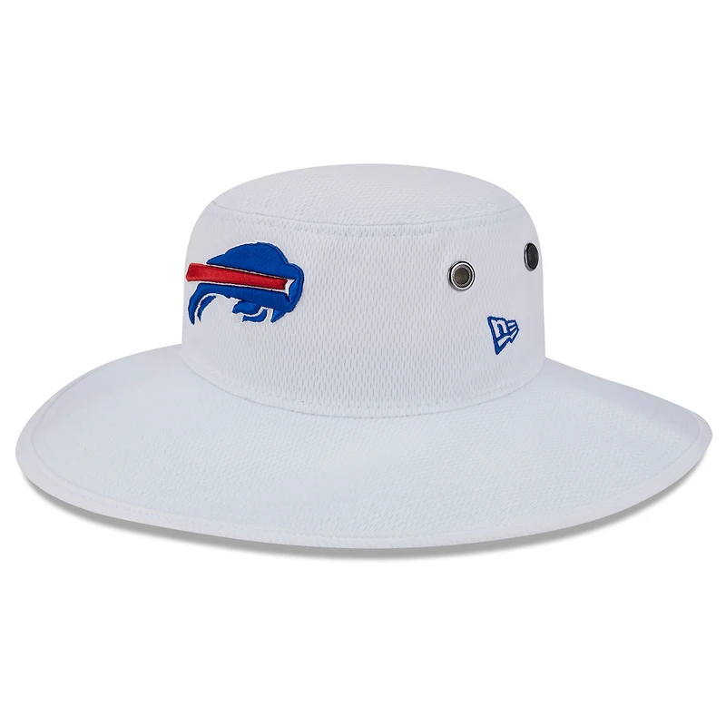 Casquette bob Panama Buffalo Bills 2023 NFL Training Camp New Era pour homme, blanche