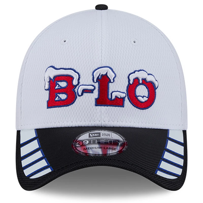 Men's New Era  White Buffalo Bills 2025 Rivalries Collection Fan Pack 39THIRTY Flex Hat