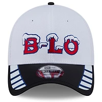 Men's New Era  White Buffalo Bills 2025 Rivalries Collection Fan Pack 39THIRTY Flex Hat