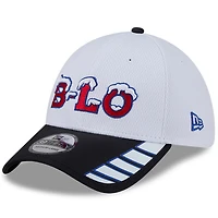 Men's New Era  White Buffalo Bills 2025 Rivalries Collection Fan Pack 39THIRTY Flex Hat