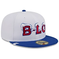 Men's New Era  White Buffalo Bills 2025 Rivalries Collection Fan Pack 59FIFTY Fitted Hat