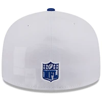 Casquette ajustée 59FIFTY New Era pour homme, collection Rivalries 2025 des Buffalo Bills, blanche