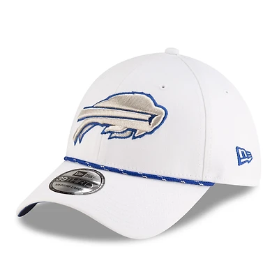 Men's New Era  White Buffalo Bills 2025 Rivalries Collection On-Field 39THIRTY Flex Hat