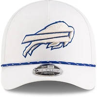 Men's New Era  White Buffalo Bills 2025 Rivalries Collection On-Field 9FORTY M-Crown A-Frame Adjustable Hat