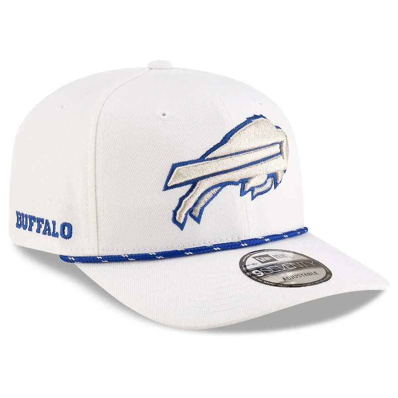 Men's New Era  White Buffalo Bills 2025 Rivalries Collection On-Field 9SEVENTY Adjustable Hat