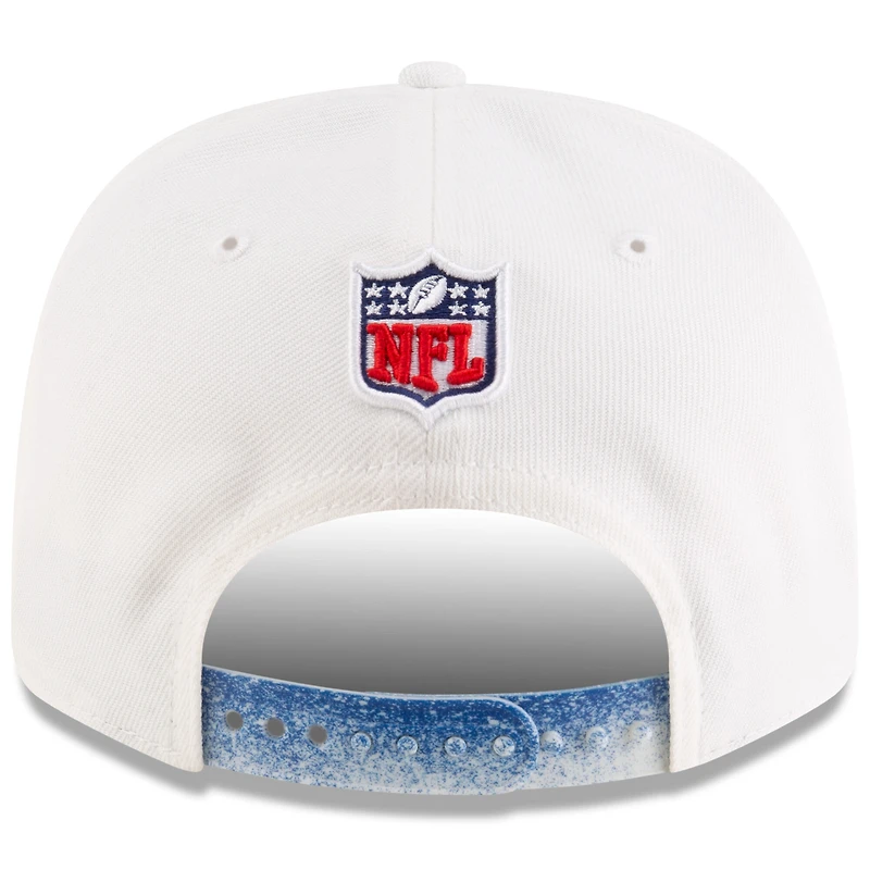 Casquette ajustable New Era 9SEVENTY blanche Buffalo Bills 2025 Rivalries Collection On-Field pour homme