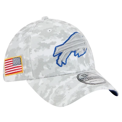 Men's New Era White Buffalo Bills 2025 Salute to Service Fan Pack 39THIRTY Flex Hat