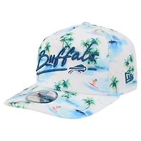 Men's New Era  White Buffalo Bills Aloha 19TWENTY Adjustable Hat