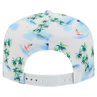 Men's New Era  White Buffalo Bills Aloha 19TWENTY Adjustable Hat