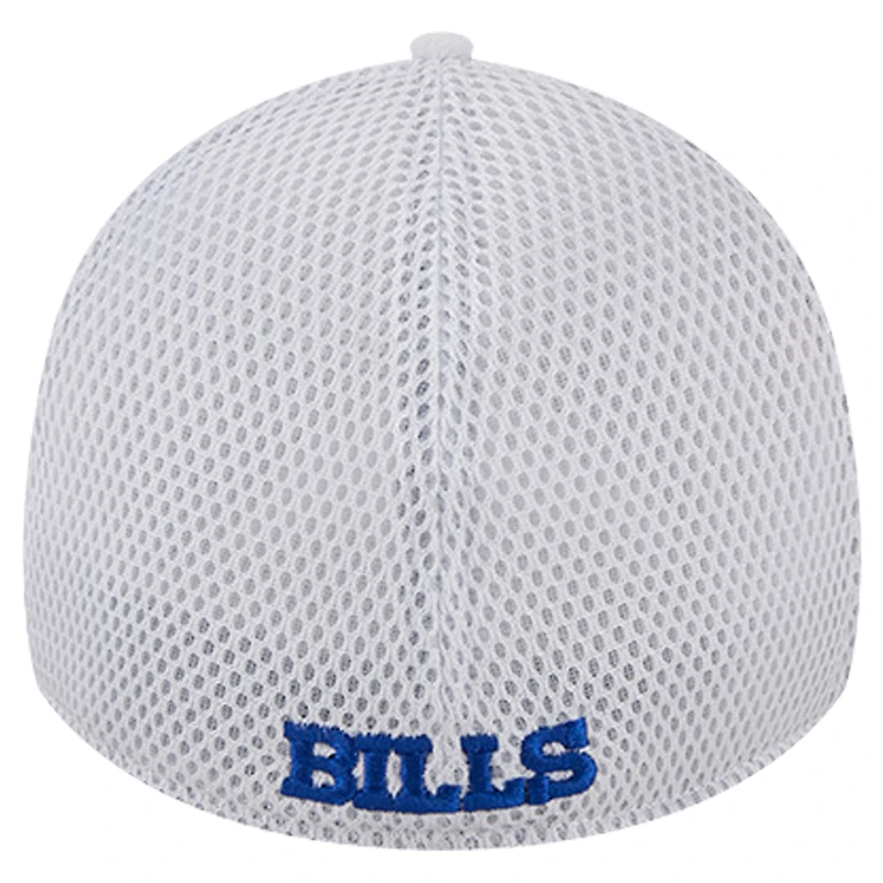 Men's New Era White Buffalo Bills Billieve 39THIRTY Flex Hat