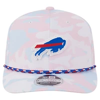 Men's New Era  White Buffalo Bills Camo Rope 9SEVENTY Adjustable Hat