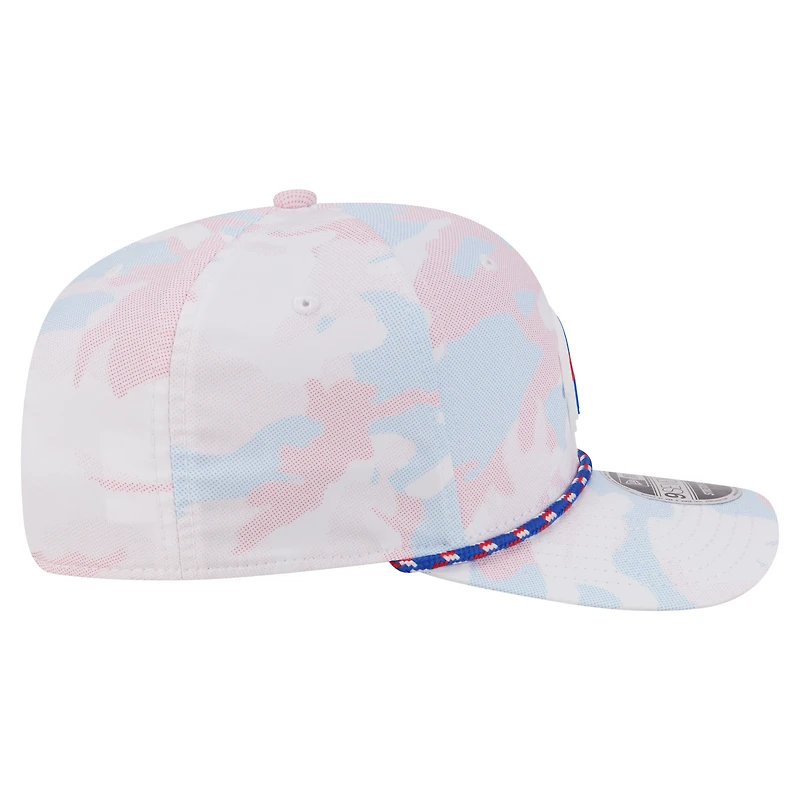 Men's New Era White Buffalo Bills Camo Rope 9SEVENTY Adjustable Hat