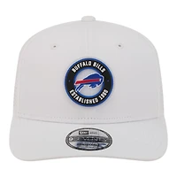 Casquette ajustable New Era Buffalo Bills blanche pour homme COOLERA 9SEVENTY