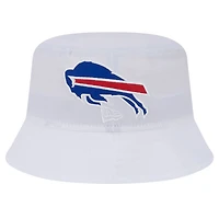 Men's New Era White Buffalo Bills Helmet Bucket Hat
