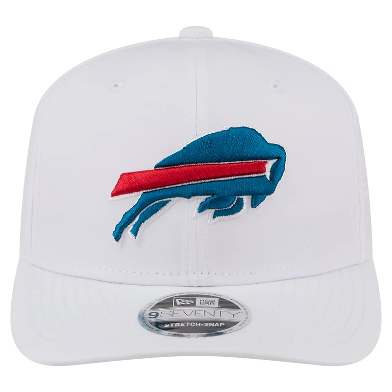 Men's New Era White Buffalo Bills Name Plate 9SEVENTY Adjustable Hat