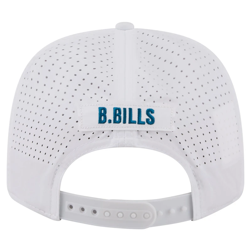 Men's New Era White Buffalo Bills Name Plate 9SEVENTY Adjustable Hat