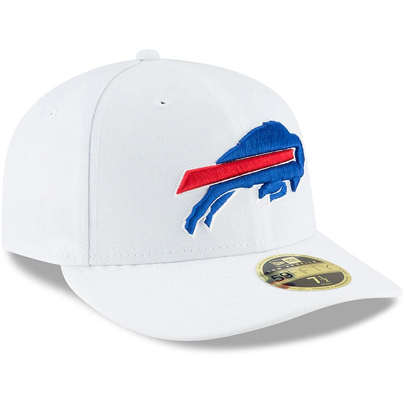 Casquette ajustée blanche 59FIFTY Buffalo Bills Omaha New Era pour homme