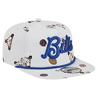 Men's New Era  White Buffalo Bills Team Cheer 19TWENTY Snapback Hat