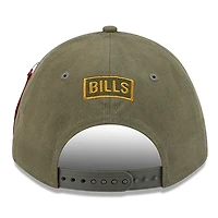 Men's New Era x Alpha Industries  Olive Buffalo Bills A-Frame 9FORTY Adjustable Hat