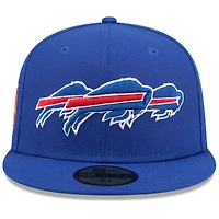 Men's New Era x John Geiger Royal Buffalo Bills Misplaced Series 59FIFTY Fitted Hat