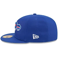 Men's New Era x John Geiger Royal Buffalo Bills Misplaced Series 59FIFTY Fitted Hat