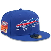 Casquette ajustée New Era x John Geiger Royal Buffalo Bills Misplaced Series 59FIFTY pour homme
