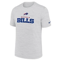 Men's Nike Ash Buffalo Bills Velocity Endurance Run Dri-FIT T-Shirt