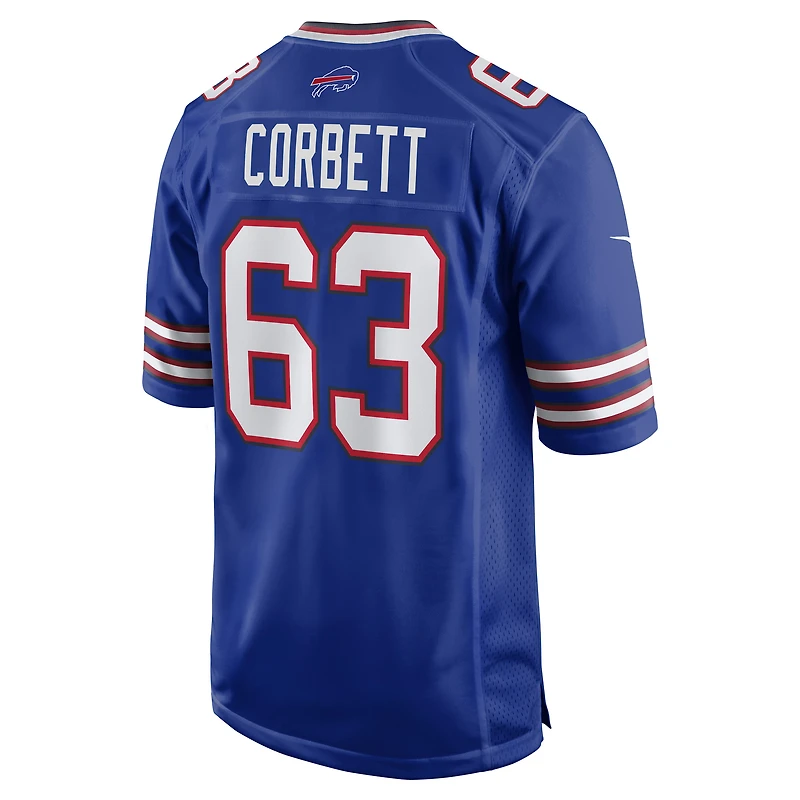 Maillot de match Nike Austin Corbett Royal Buffalo Bills pour homme