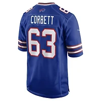 Maillot de match Nike Austin Corbett Royal Buffalo Bills pour homme