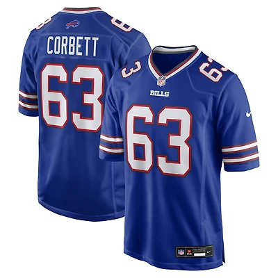 Maillot de match Nike Austin Corbett Royal Buffalo Bills pour homme