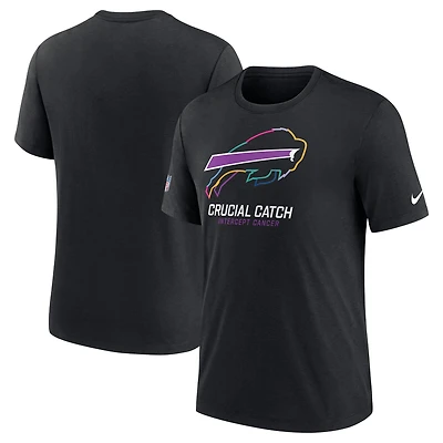 Men's Nike Black Buffalo Bills 2024 NFL Crucial Catch T-Shirt