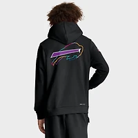 Sweat à capuche Nike noir Buffalo Bills 2025 NFL Crucial Catch Sideline Standard Issue Dri-FIT pour homme
