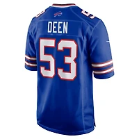 Men's Nike Branson Deen  Royal Buffalo Bills Game Jersey