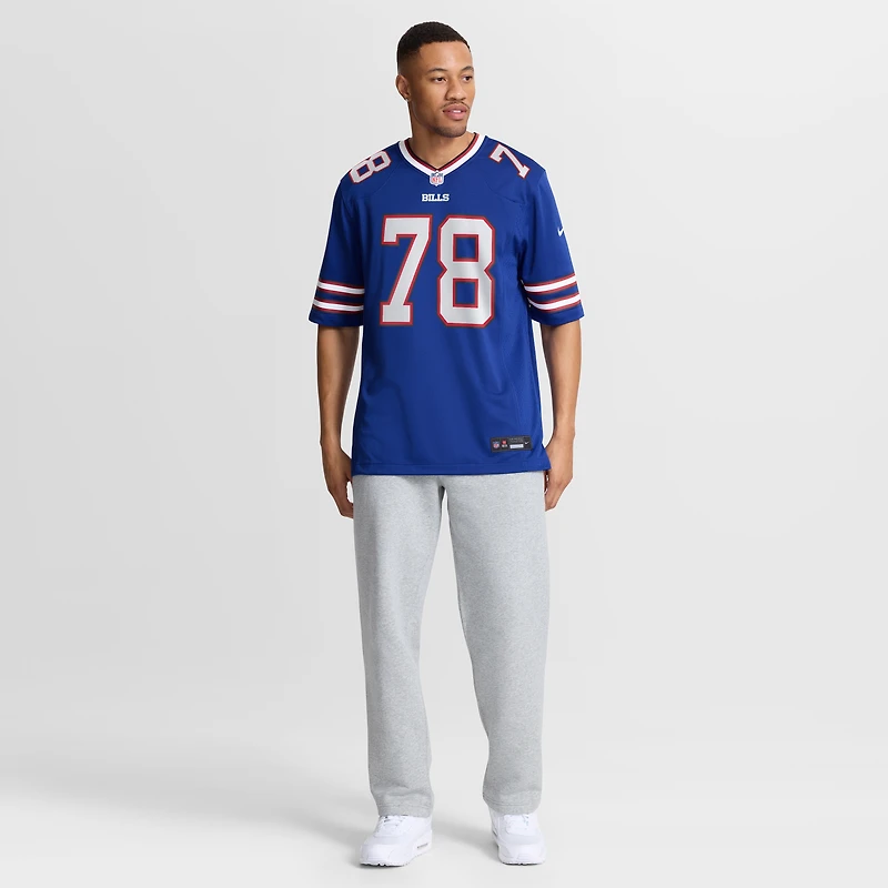 Men's Nike Bruce Smith Royal Buffalo Bills Game Retired Player Jersey