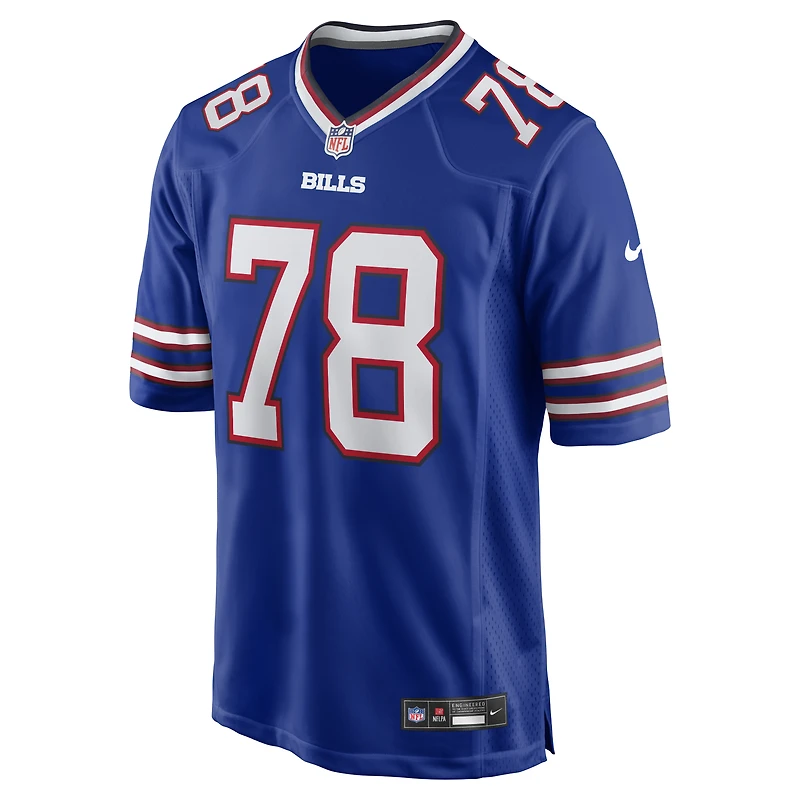 Men's Nike Bruce Smith Royal Buffalo Bills Game Retired Player Jersey