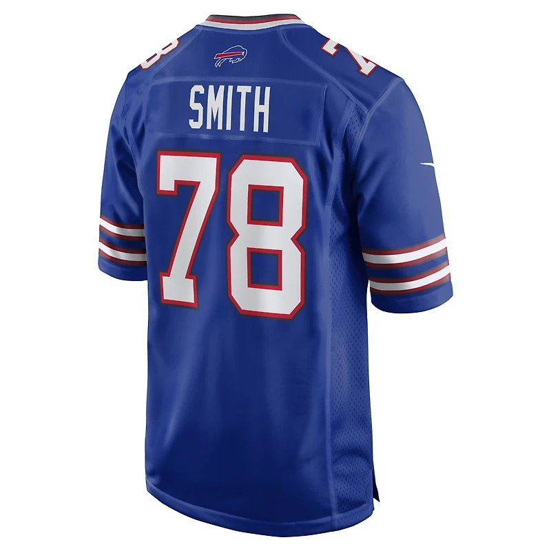 Men's Nike Bruce Smith Royal Buffalo Bills Game Retired Player Jersey